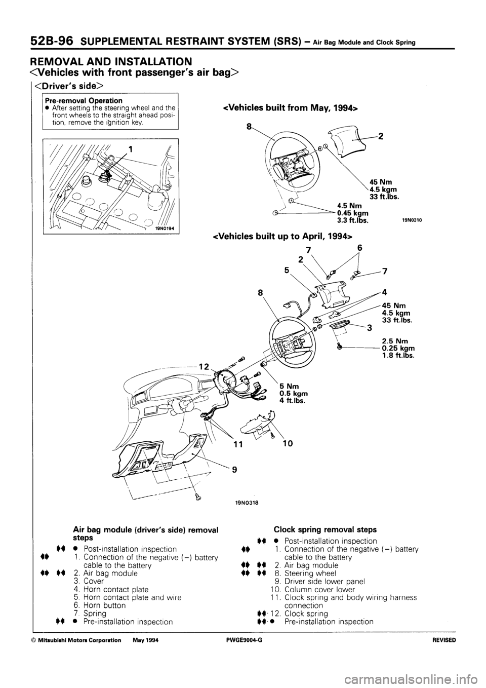 MITSUBISHI SIGMA 1991 Workshop Manual MITSUBISHI SIGMA 1991 Workshop Manual