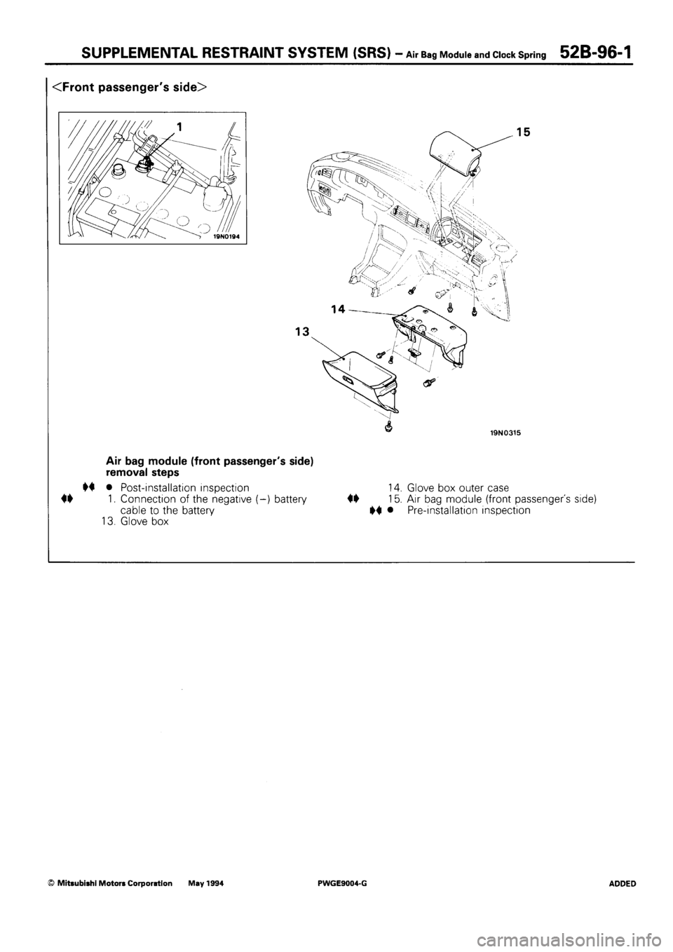 MITSUBISHI SIGMA 1991 Workshop Manual MITSUBISHI SIGMA 1991 Workshop Manual