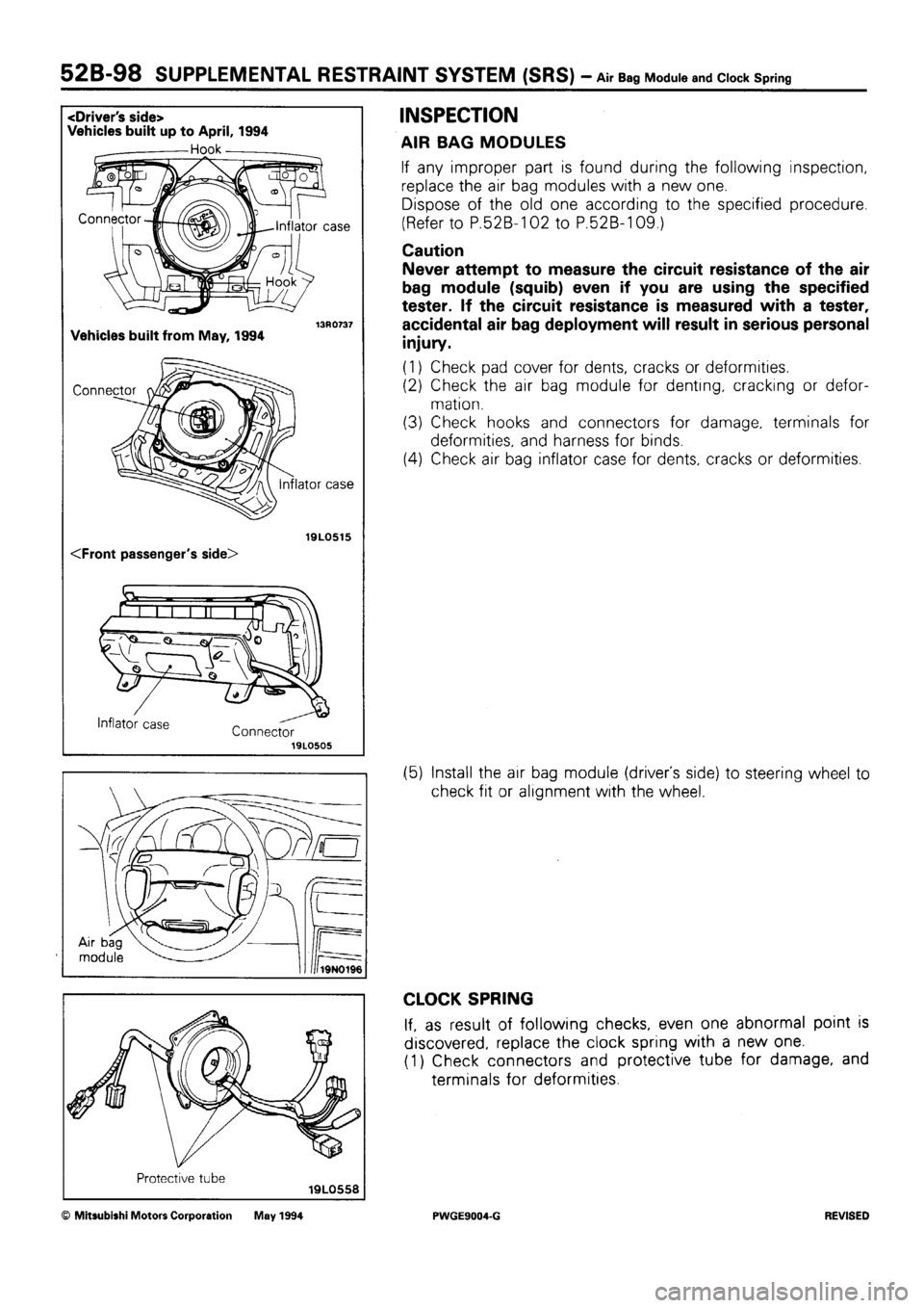 MITSUBISHI SIGMA 1991 Workshop Manual MITSUBISHI SIGMA 1991 Workshop Manual