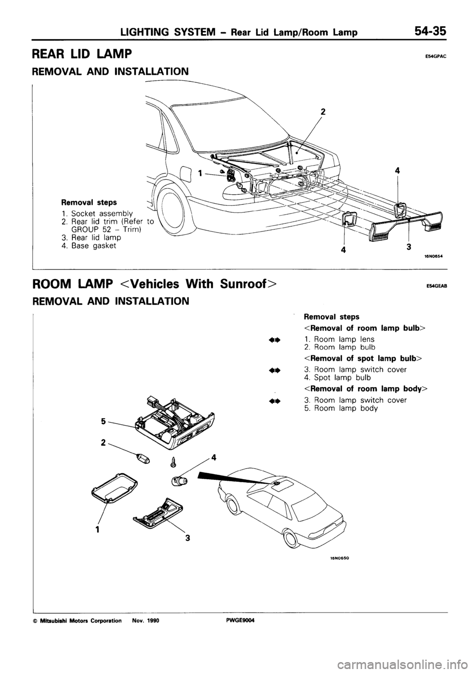 MITSUBISHI SIGMA 1991 Workshop Manual MITSUBISHI SIGMA 1991 Workshop Manual