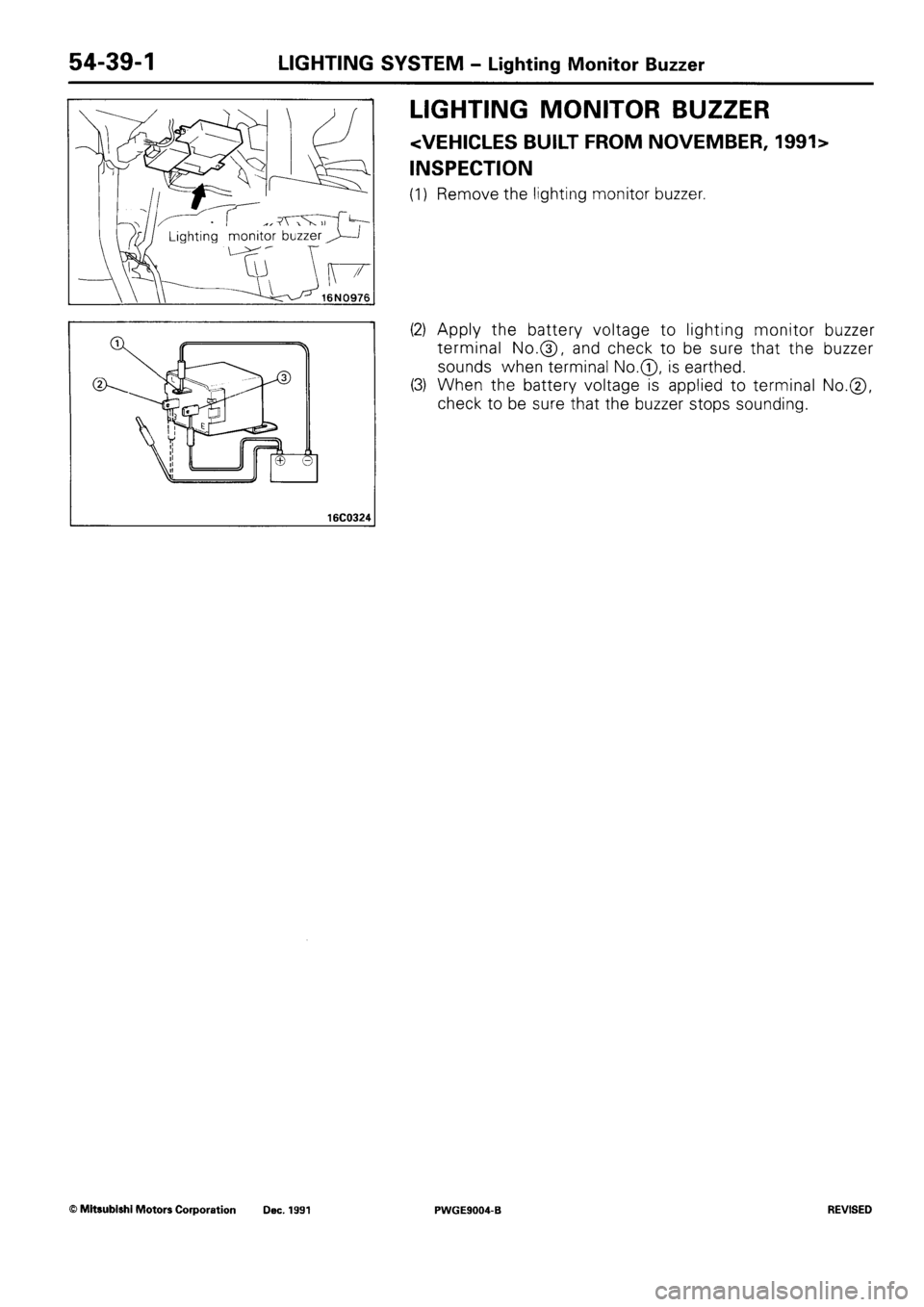 MITSUBISHI SIGMA 1991 Workshop Manual MITSUBISHI SIGMA 1991 Workshop Manual
