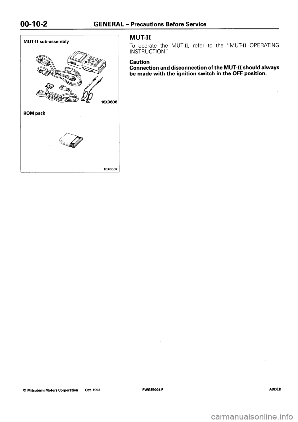 MITSUBISHI SIGMA 1991 User Guide MITSUBISHI SIGMA 1991 User Guide