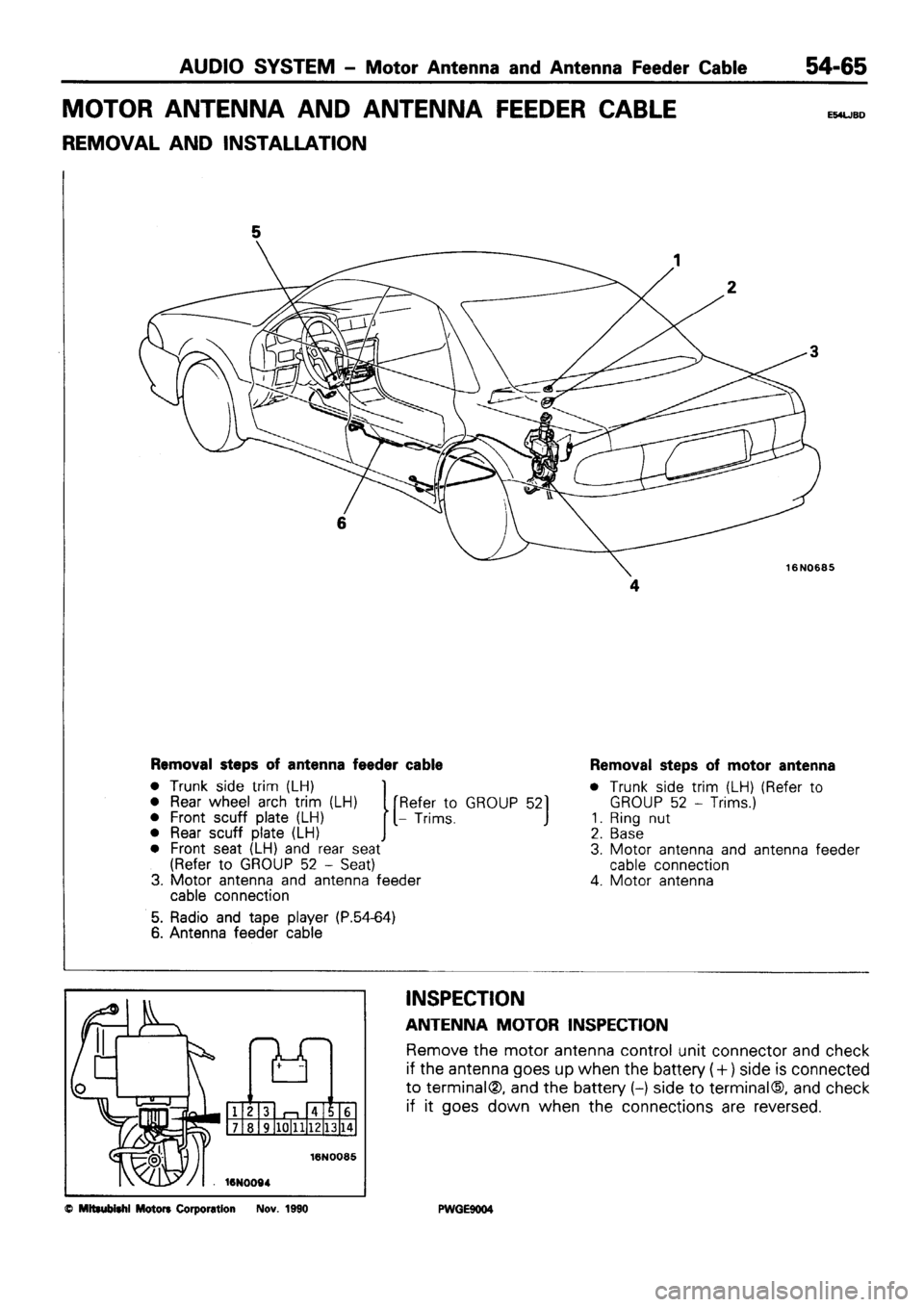 MITSUBISHI SIGMA 1991 Workshop Manual MITSUBISHI SIGMA 1991 Workshop Manual