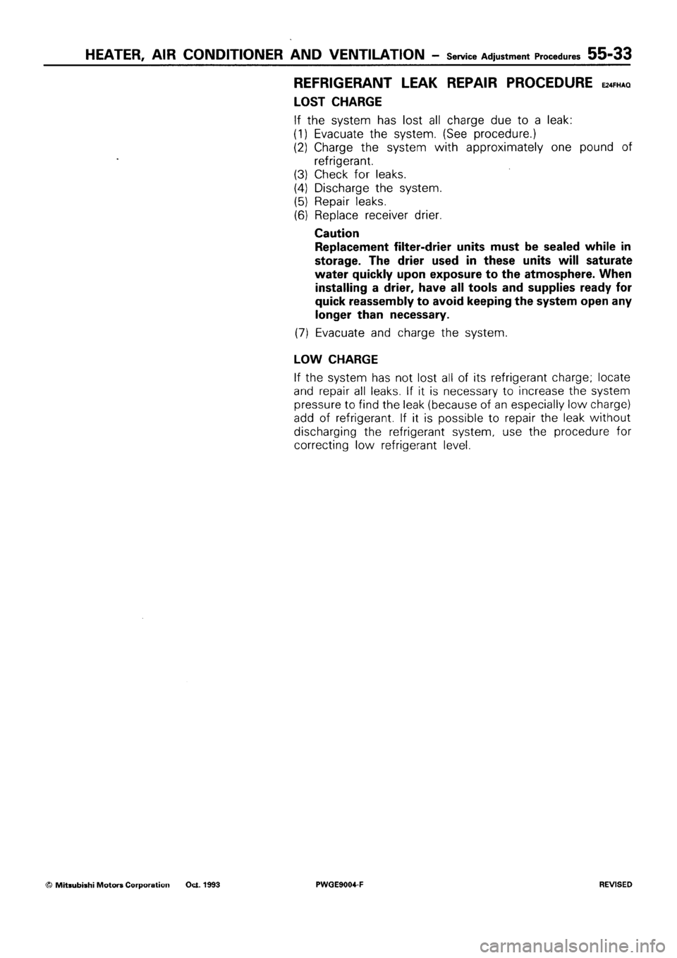MITSUBISHI SIGMA 1991 Workshop Manual MITSUBISHI SIGMA 1991 Workshop Manual