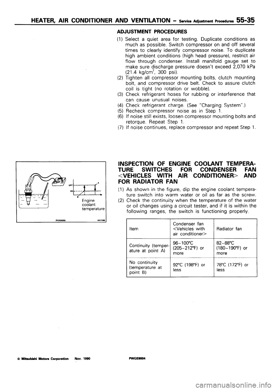 MITSUBISHI SIGMA 1991 Workshop Manual MITSUBISHI SIGMA 1991 Workshop Manual