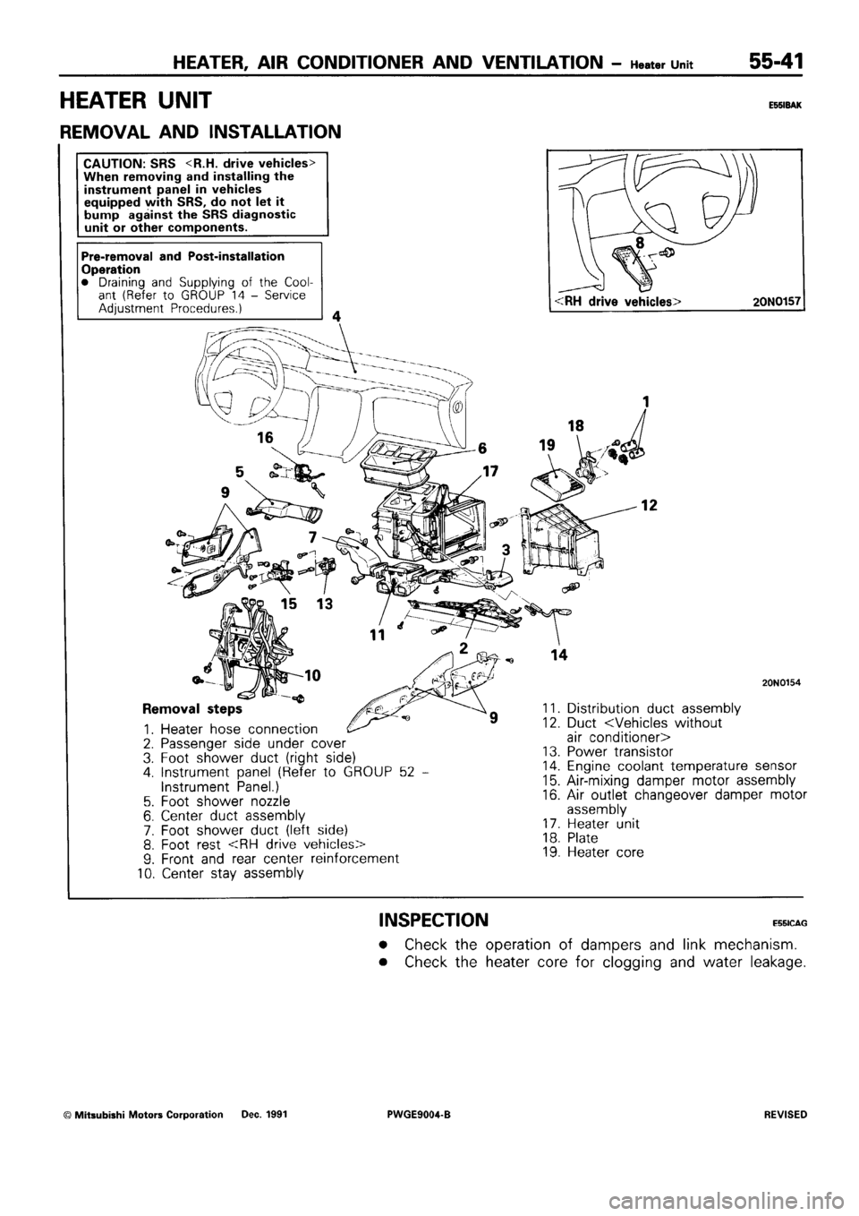 MITSUBISHI SIGMA 1991 Workshop Manual MITSUBISHI SIGMA 1991 Workshop Manual