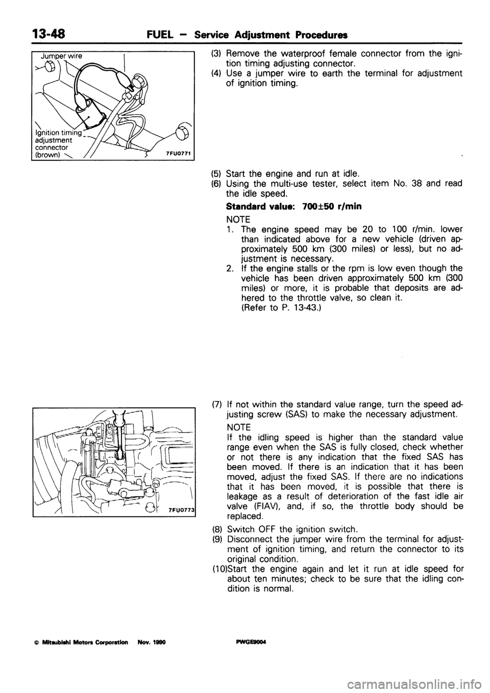 MITSUBISHI SIGMA 1991 Workshop Manual MITSUBISHI SIGMA 1991 Workshop Manual