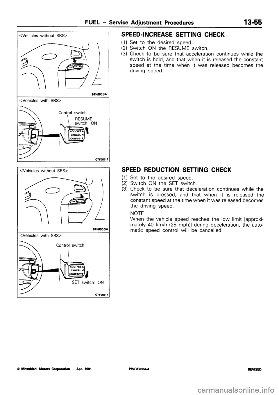 MITSUBISHI SIGMA 1991 Workshop Manual MITSUBISHI SIGMA 1991 Workshop Manual