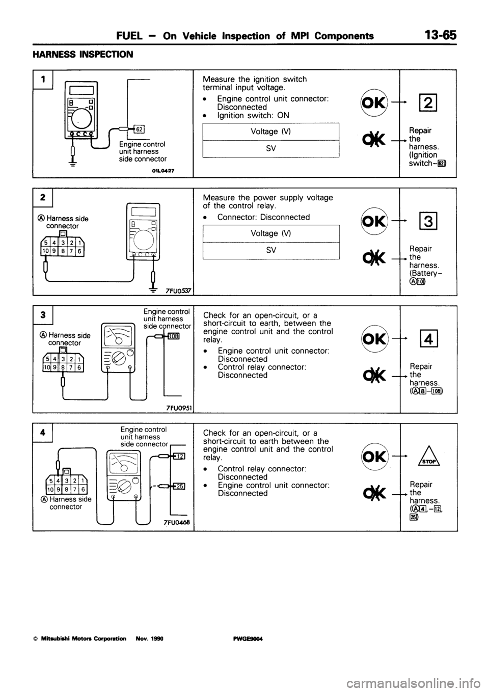MITSUBISHI SIGMA 1991 Workshop Manual MITSUBISHI SIGMA 1991 Workshop Manual