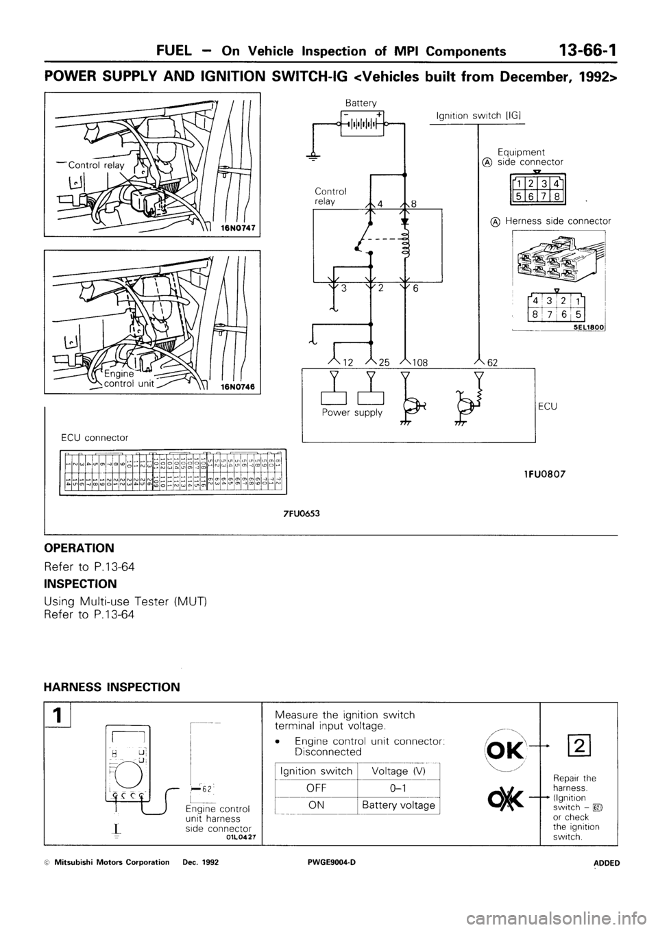 MITSUBISHI SIGMA 1991 Workshop Manual MITSUBISHI SIGMA 1991 Workshop Manual