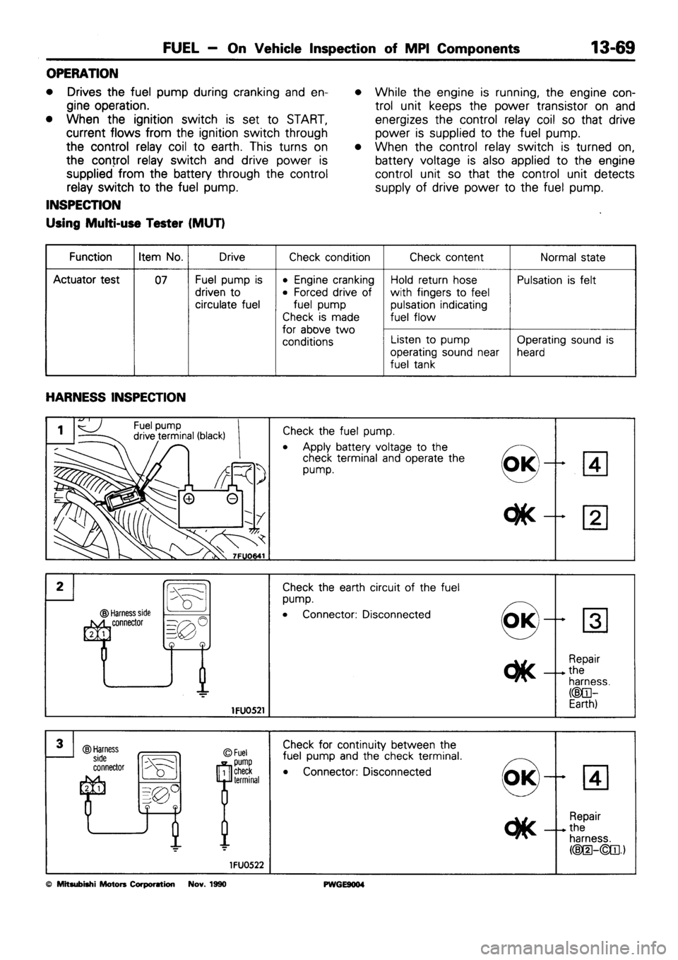 MITSUBISHI SIGMA 1991 Workshop Manual MITSUBISHI SIGMA 1991 Workshop Manual