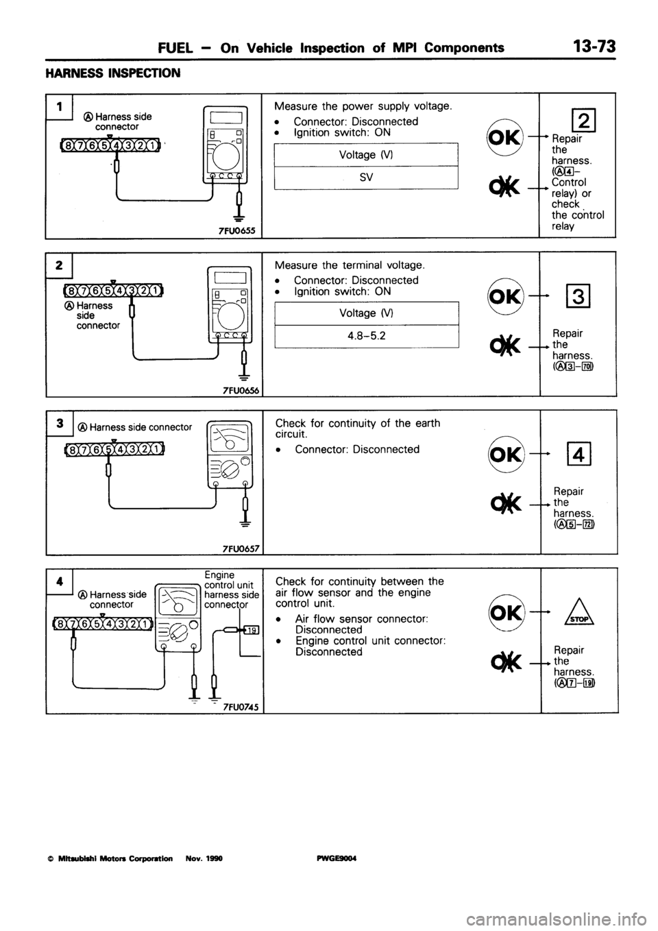 MITSUBISHI SIGMA 1991 Workshop Manual MITSUBISHI SIGMA 1991 Workshop Manual