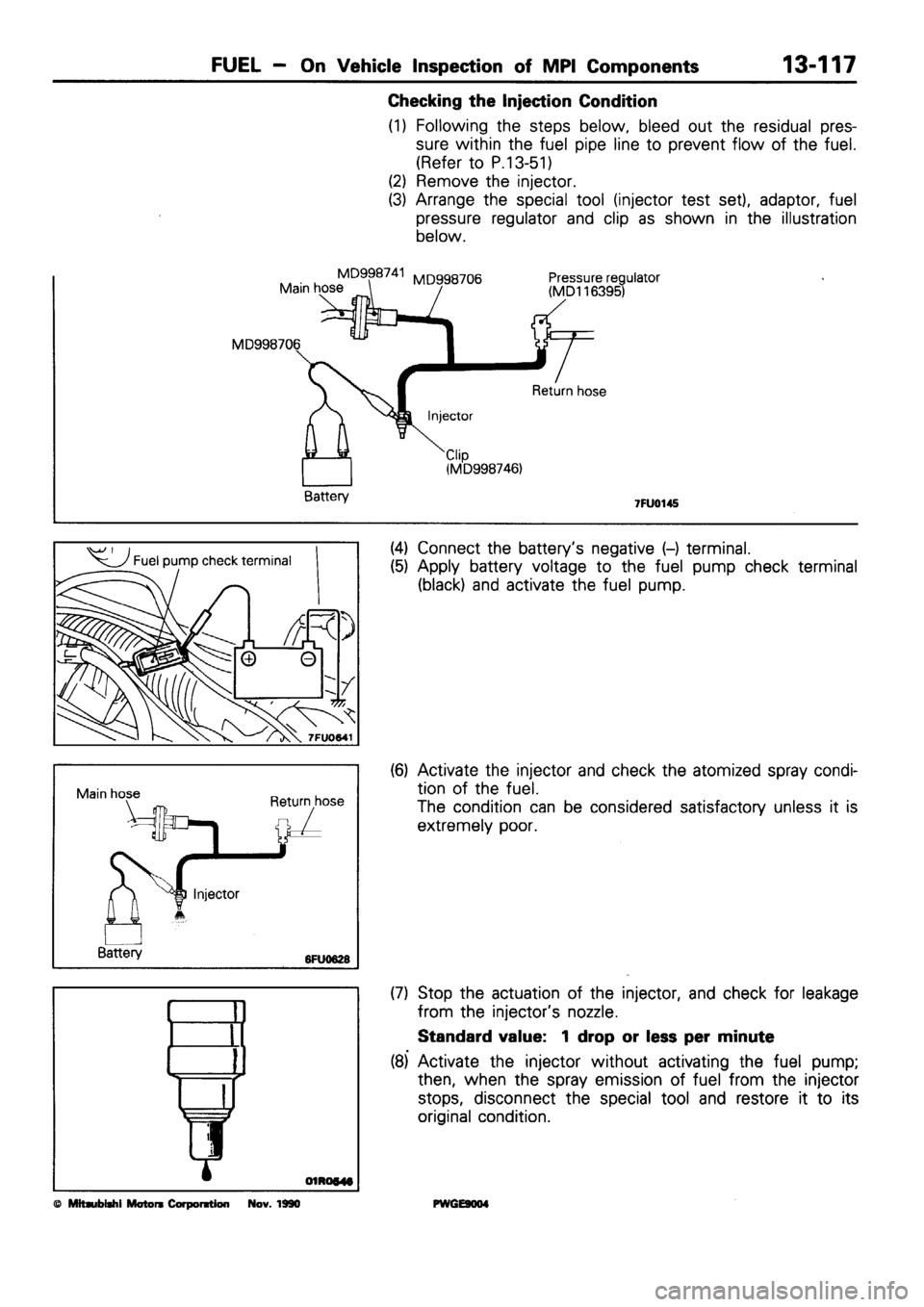 MITSUBISHI SIGMA 1991 Workshop Manual MITSUBISHI SIGMA 1991 Workshop Manual