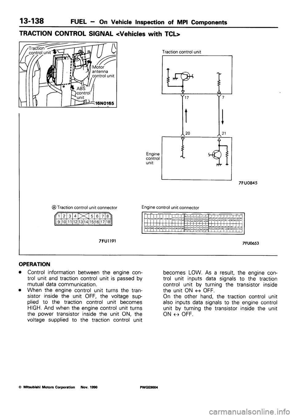 MITSUBISHI SIGMA 1991 Workshop Manual MITSUBISHI SIGMA 1991 Workshop Manual