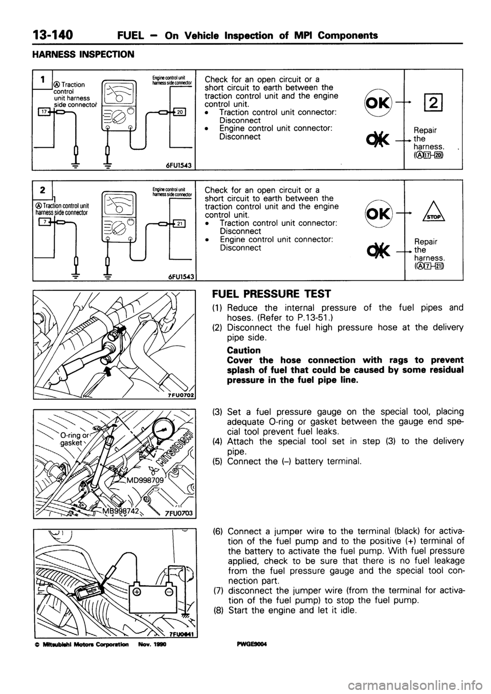 MITSUBISHI SIGMA 1991 Workshop Manual MITSUBISHI SIGMA 1991 Workshop Manual
