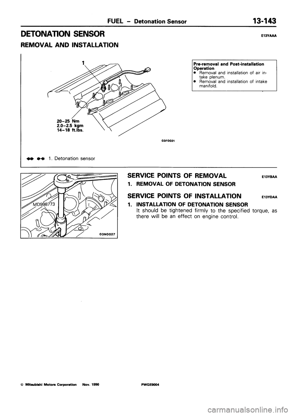 MITSUBISHI SIGMA 1991 Workshop Manual MITSUBISHI SIGMA 1991 Workshop Manual