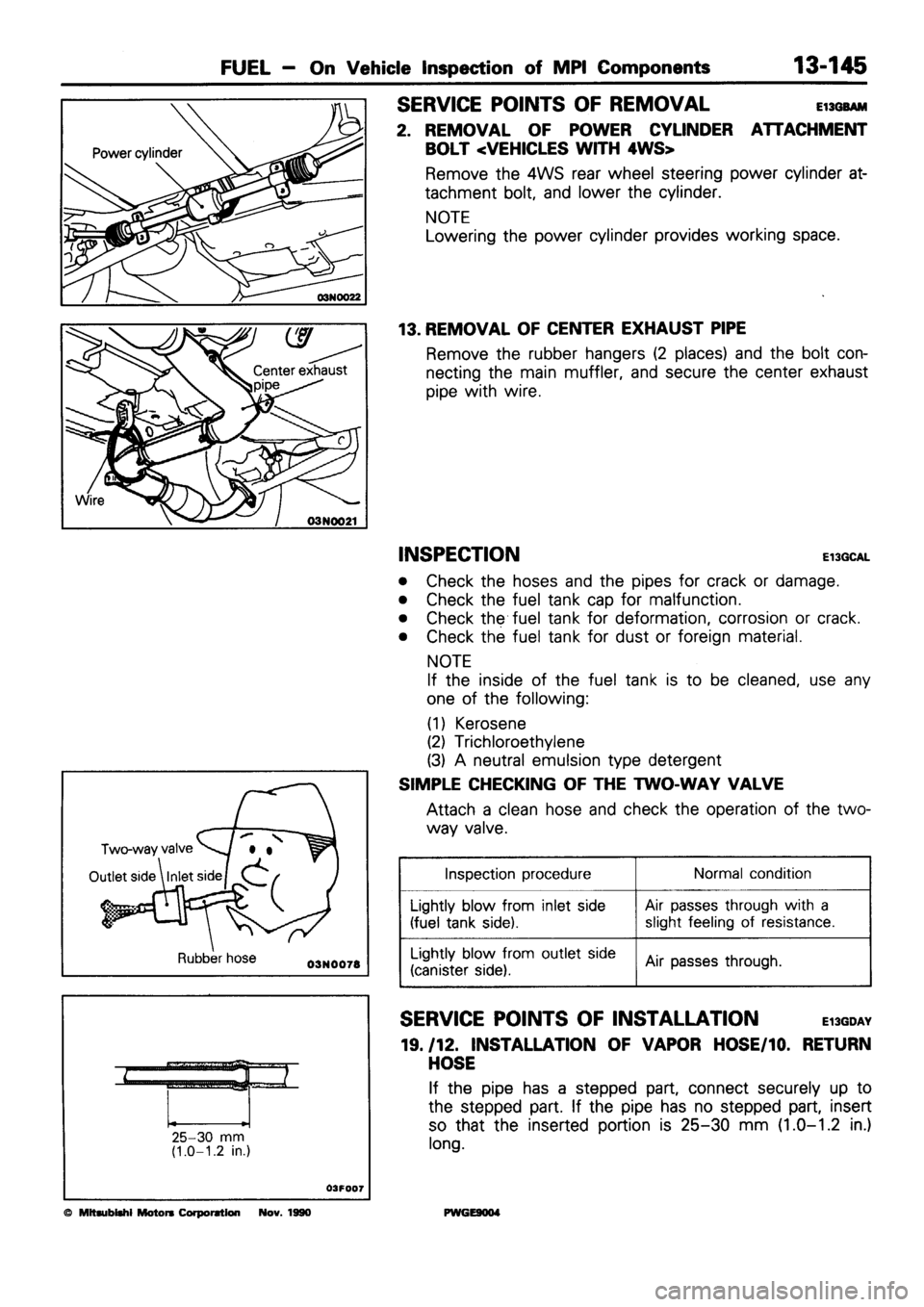 MITSUBISHI SIGMA 1991 Workshop Manual MITSUBISHI SIGMA 1991 Workshop Manual