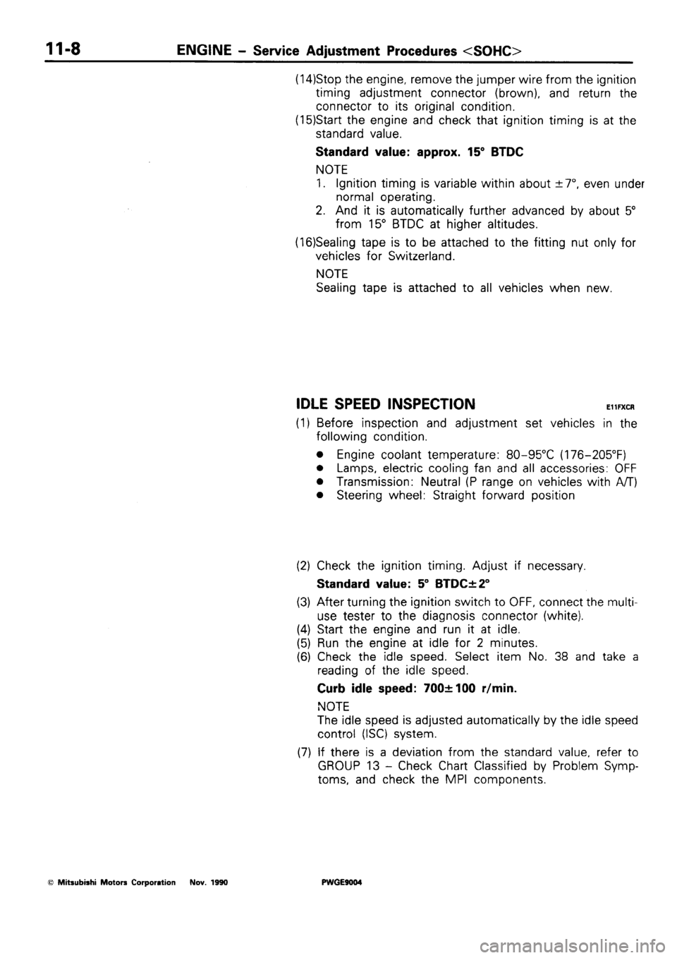 MITSUBISHI SIGMA 1991 Owners Guide MITSUBISHI SIGMA 1991 Owners Guide