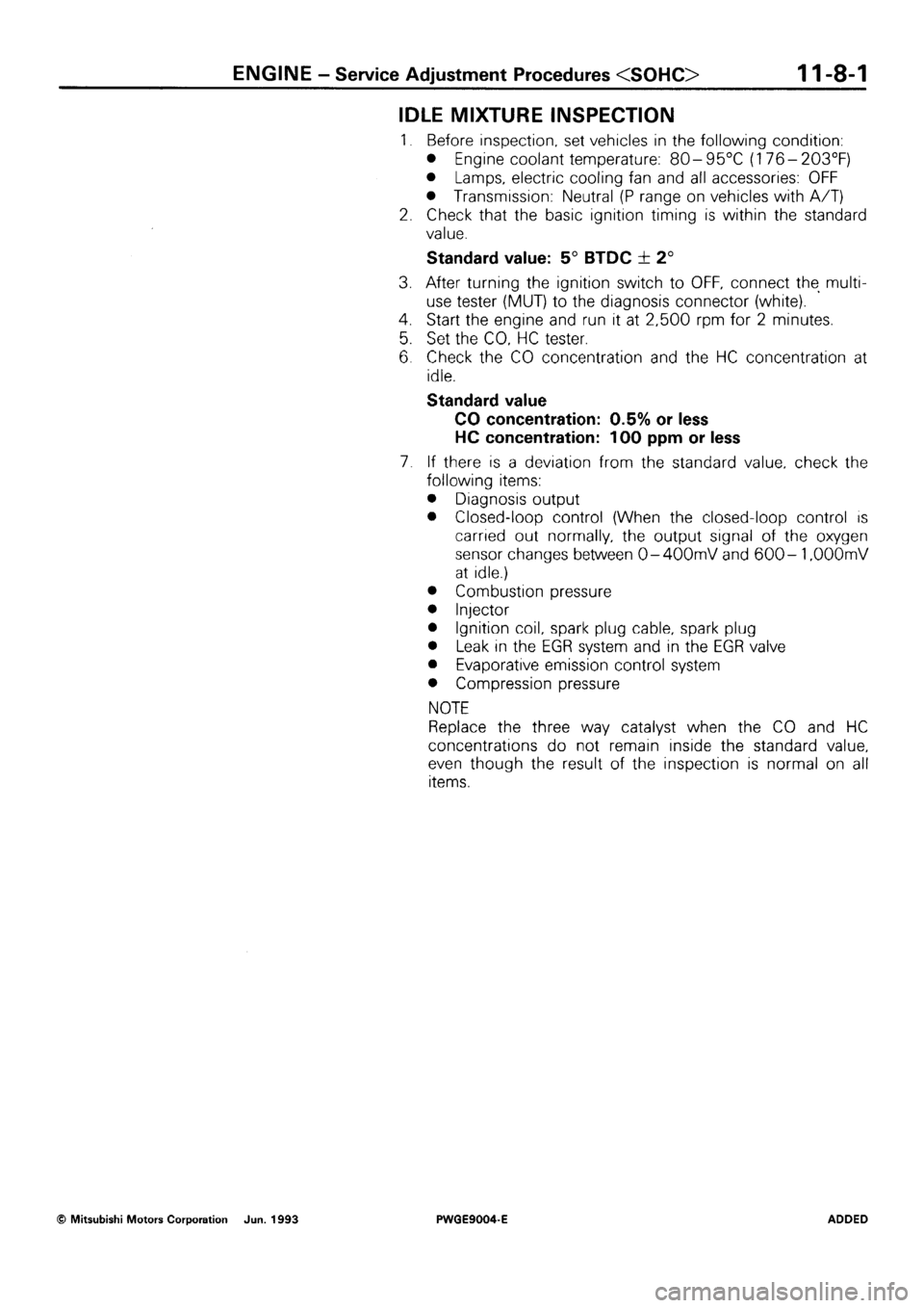 MITSUBISHI SIGMA 1991 Owners Guide MITSUBISHI SIGMA 1991 Owners Guide