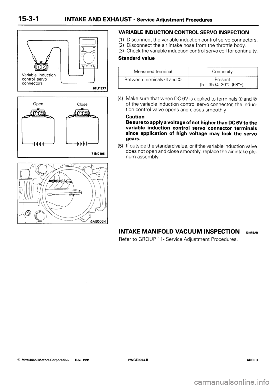 MITSUBISHI SIGMA 1991 Workshop Manual MITSUBISHI SIGMA 1991 Workshop Manual