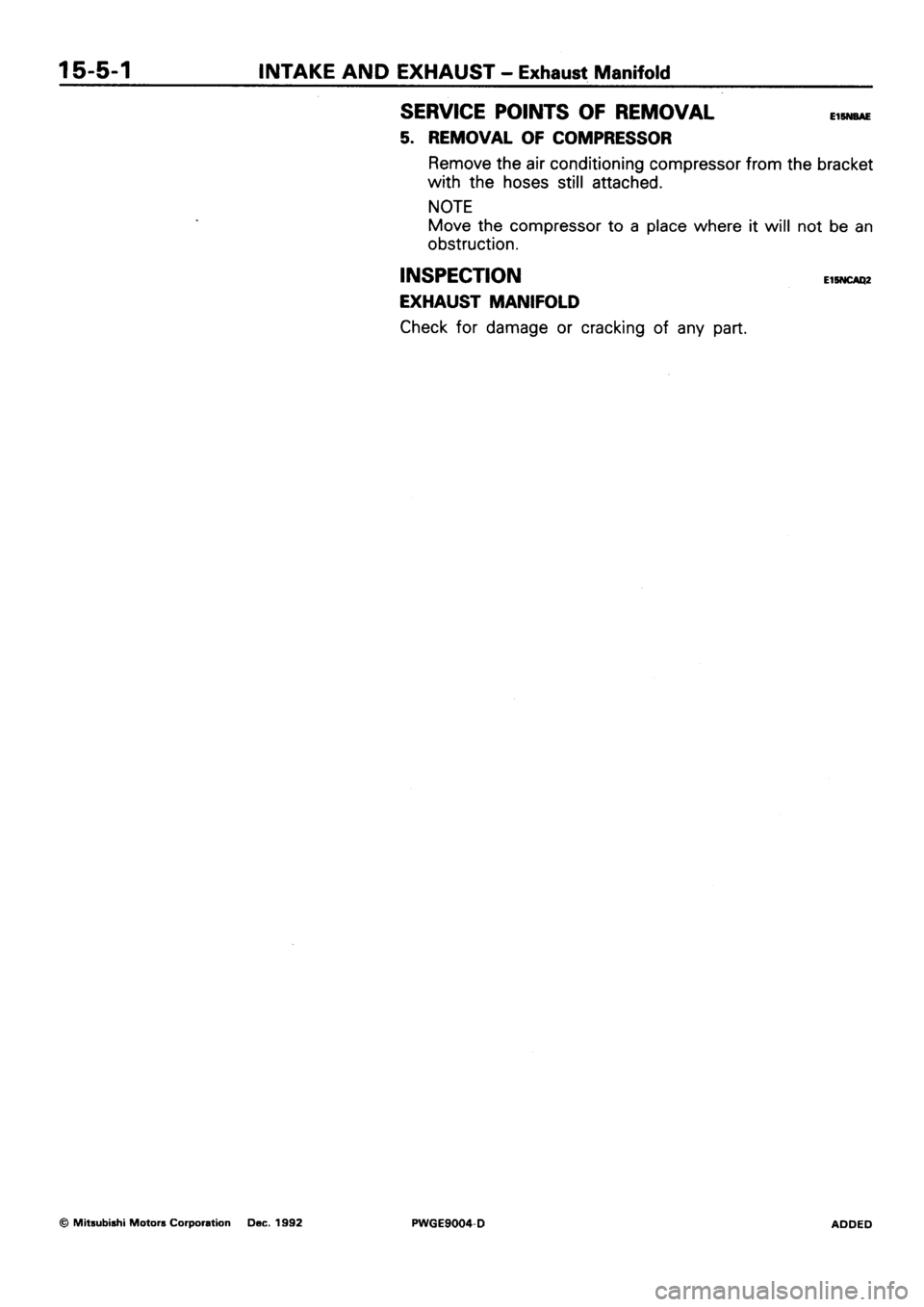 MITSUBISHI SIGMA 1991 Workshop Manual MITSUBISHI SIGMA 1991 Workshop Manual