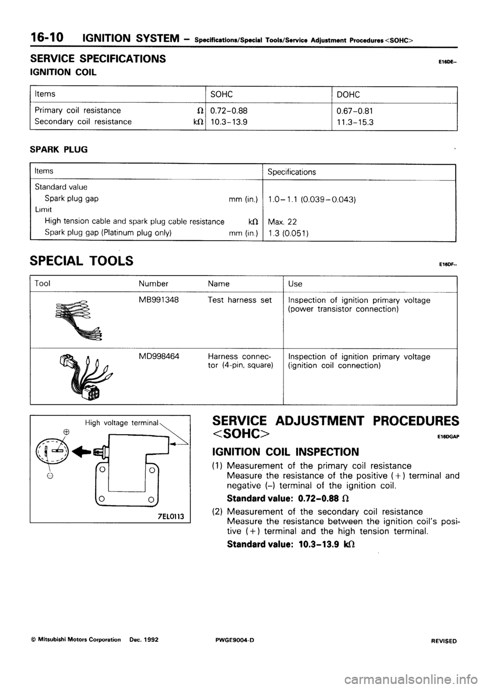 MITSUBISHI SIGMA 1991 Workshop Manual MITSUBISHI SIGMA 1991 Workshop Manual