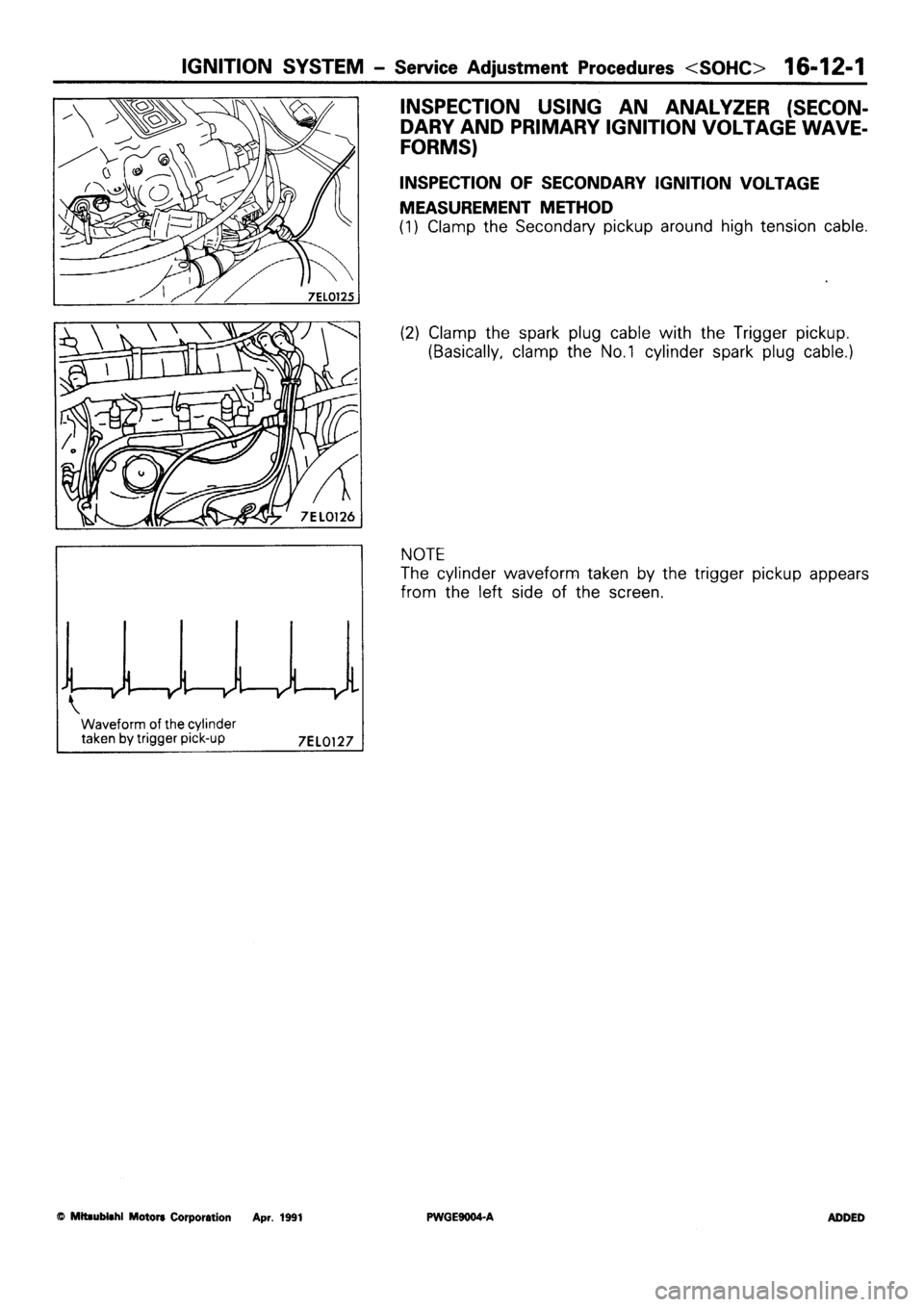 MITSUBISHI SIGMA 1991 Workshop Manual MITSUBISHI SIGMA 1991 Workshop Manual