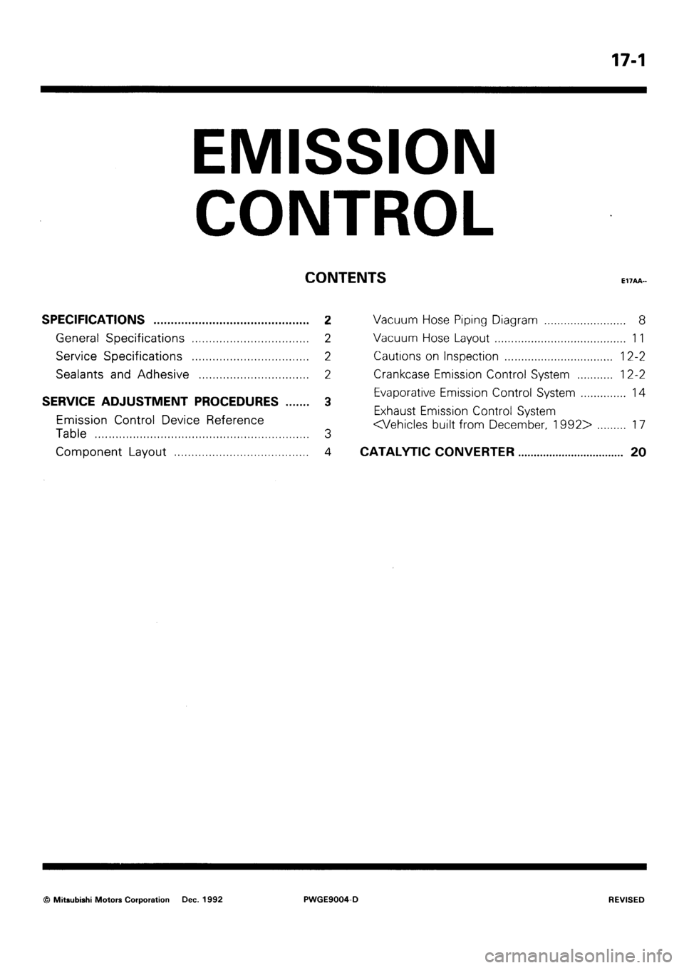 MITSUBISHI SIGMA 1991 Workshop Manual MITSUBISHI SIGMA 1991 Workshop Manual