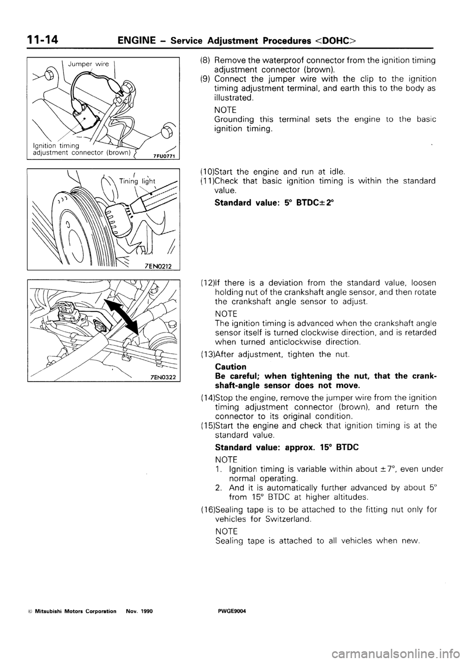 MITSUBISHI SIGMA 1991 Service Manual MITSUBISHI SIGMA 1991 Service Manual