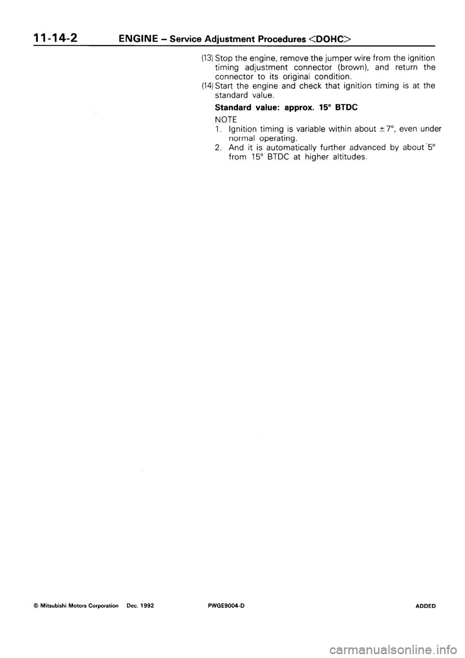 MITSUBISHI SIGMA 1991 Service Manual MITSUBISHI SIGMA 1991 Service Manual