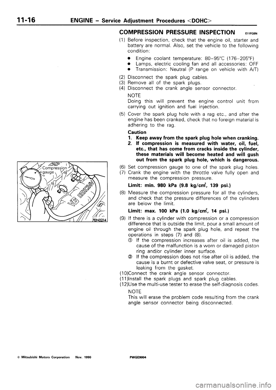 MITSUBISHI SIGMA 1991 Service Manual MITSUBISHI SIGMA 1991 Service Manual