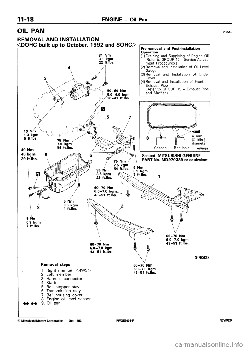 MITSUBISHI SIGMA 1991 Repair Manual MITSUBISHI SIGMA 1991 Repair Manual
