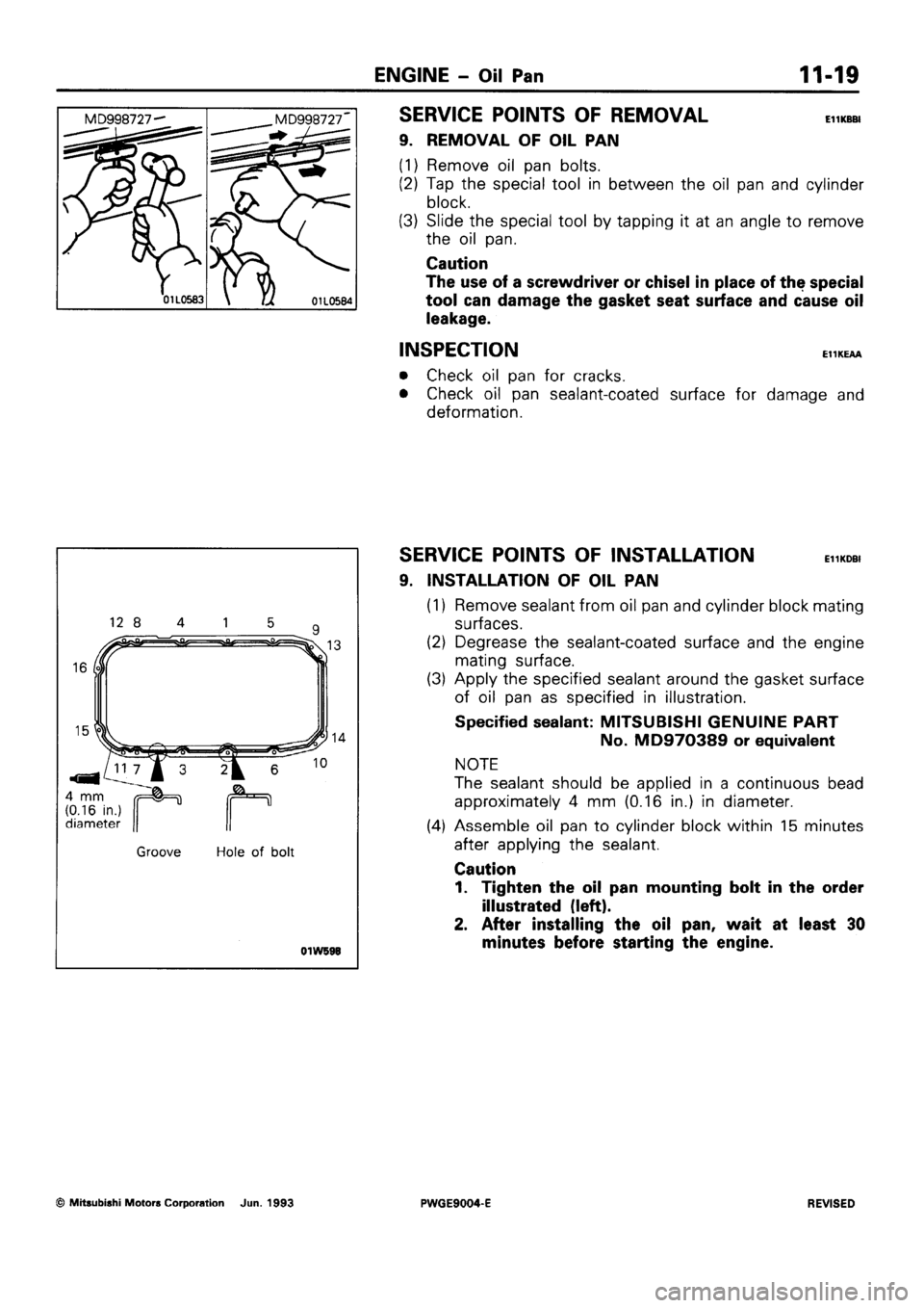 MITSUBISHI SIGMA 1991 Repair Manual MITSUBISHI SIGMA 1991 Repair Manual