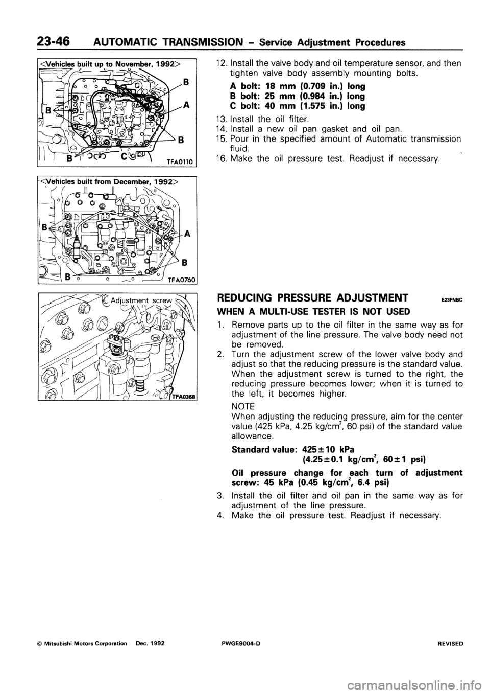 MITSUBISHI SIGMA 1991  Workshop Manual 
