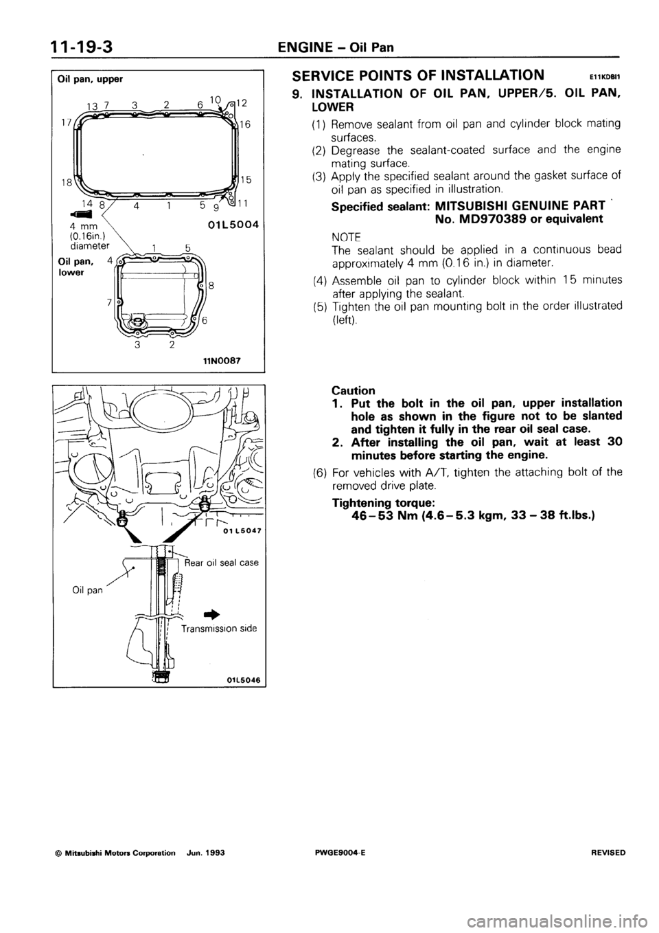 MITSUBISHI SIGMA 1991 Repair Manual MITSUBISHI SIGMA 1991 Repair Manual