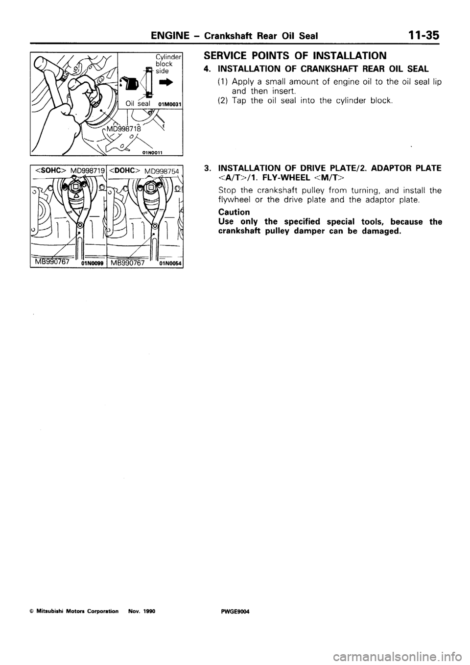 MITSUBISHI SIGMA 1991 Manual PDF MITSUBISHI SIGMA 1991 Manual PDF