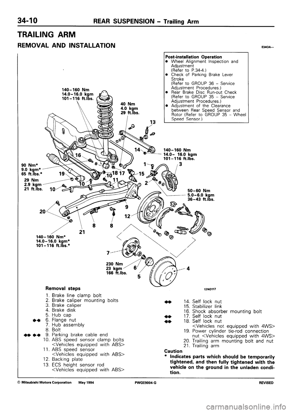 MITSUBISHI SIGMA 1991 Workshop Manual MITSUBISHI SIGMA 1991 Workshop Manual