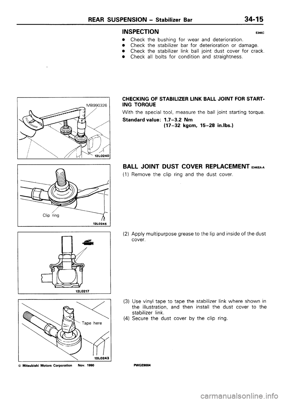 MITSUBISHI SIGMA 1991 Workshop Manual MITSUBISHI SIGMA 1991 Workshop Manual