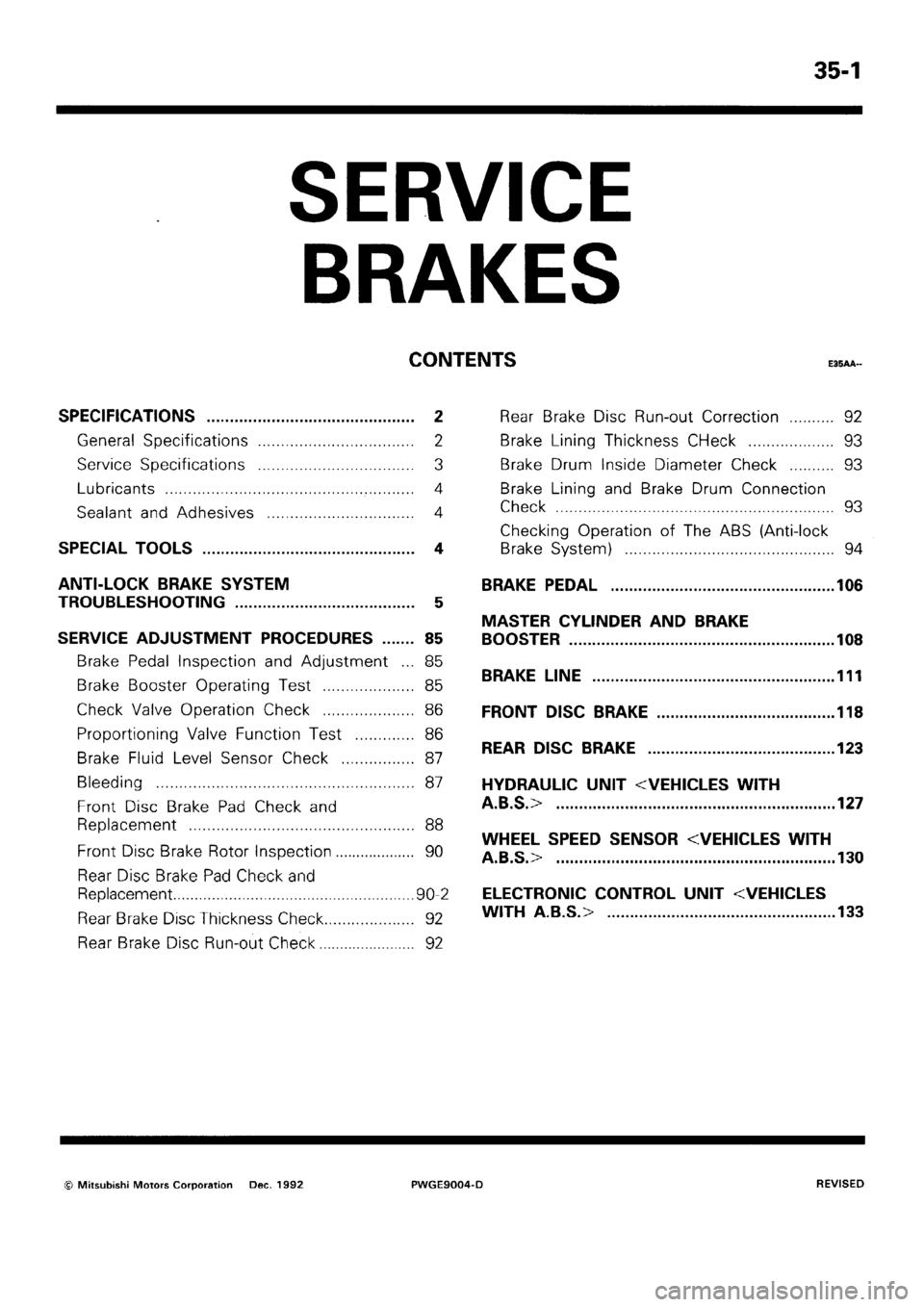 MITSUBISHI SIGMA 1991 Workshop Manual MITSUBISHI SIGMA 1991 Workshop Manual