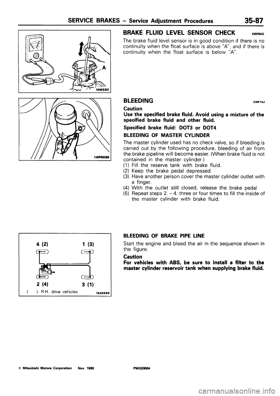 MITSUBISHI SIGMA 1991 Workshop Manual MITSUBISHI SIGMA 1991 Workshop Manual
