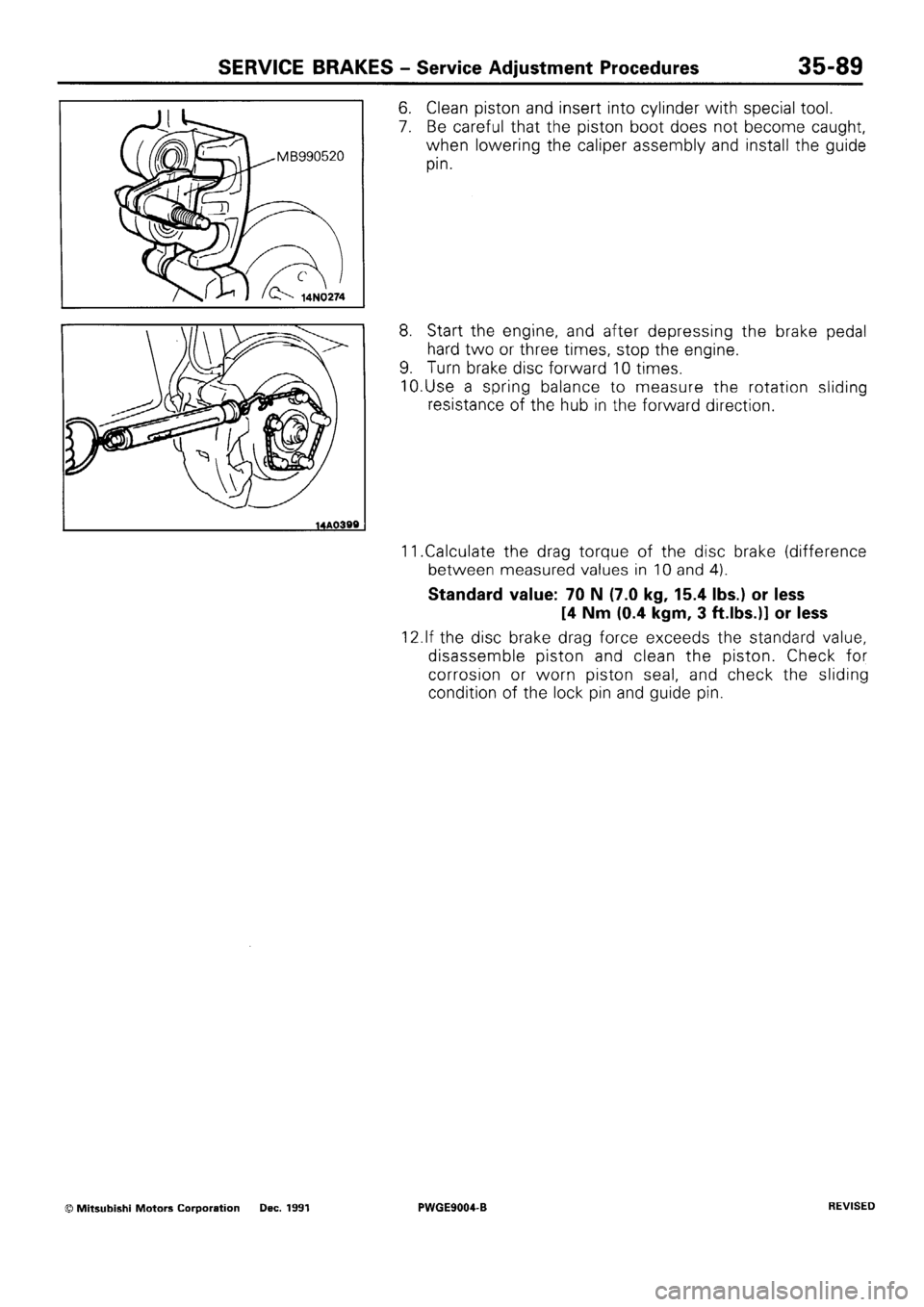 MITSUBISHI SIGMA 1991 Workshop Manual MITSUBISHI SIGMA 1991 Workshop Manual