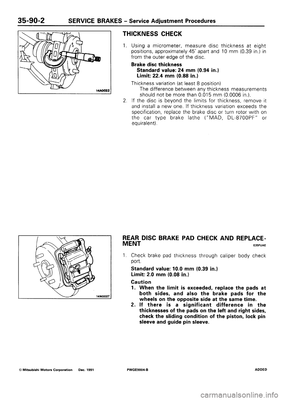 MITSUBISHI SIGMA 1991 Workshop Manual MITSUBISHI SIGMA 1991 Workshop Manual