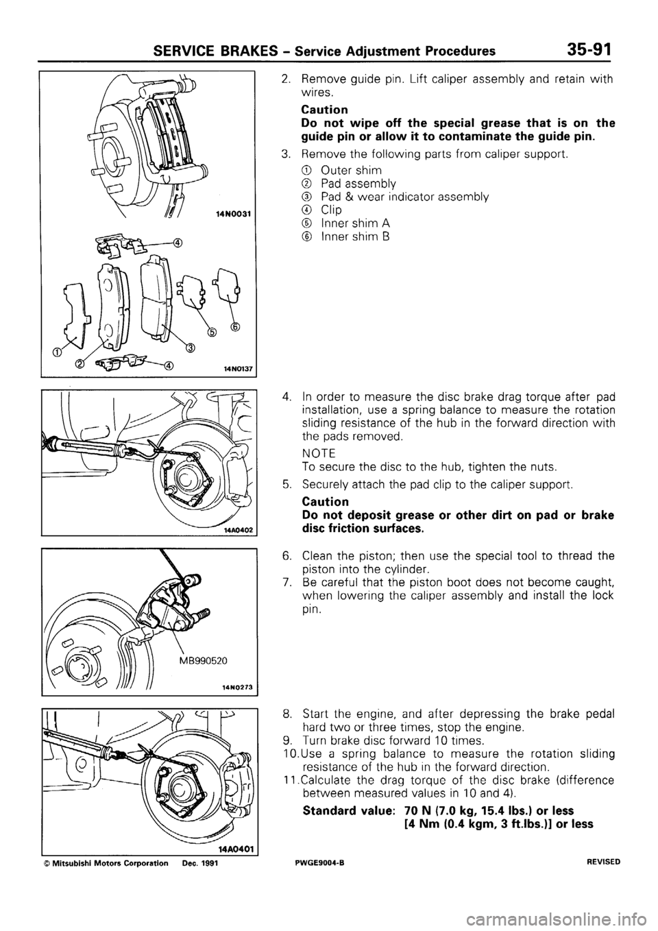 MITSUBISHI SIGMA 1991 Workshop Manual MITSUBISHI SIGMA 1991 Workshop Manual