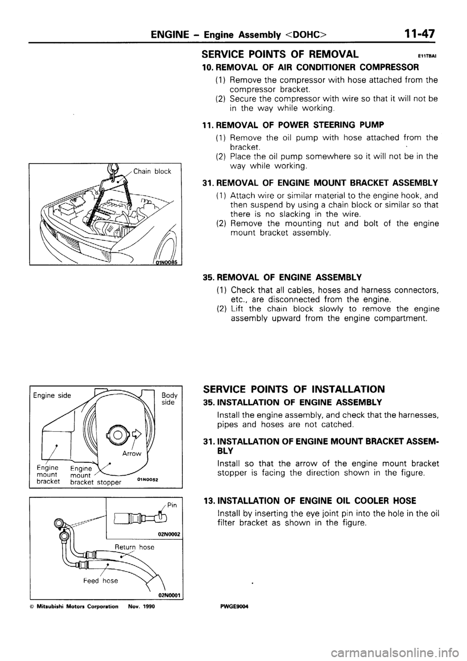 MITSUBISHI SIGMA 1991 Manual Online MITSUBISHI SIGMA 1991 Manual Online