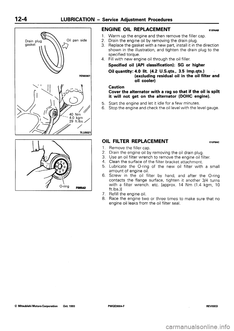 MITSUBISHI SIGMA 1991 Manual Online MITSUBISHI SIGMA 1991 Manual Online