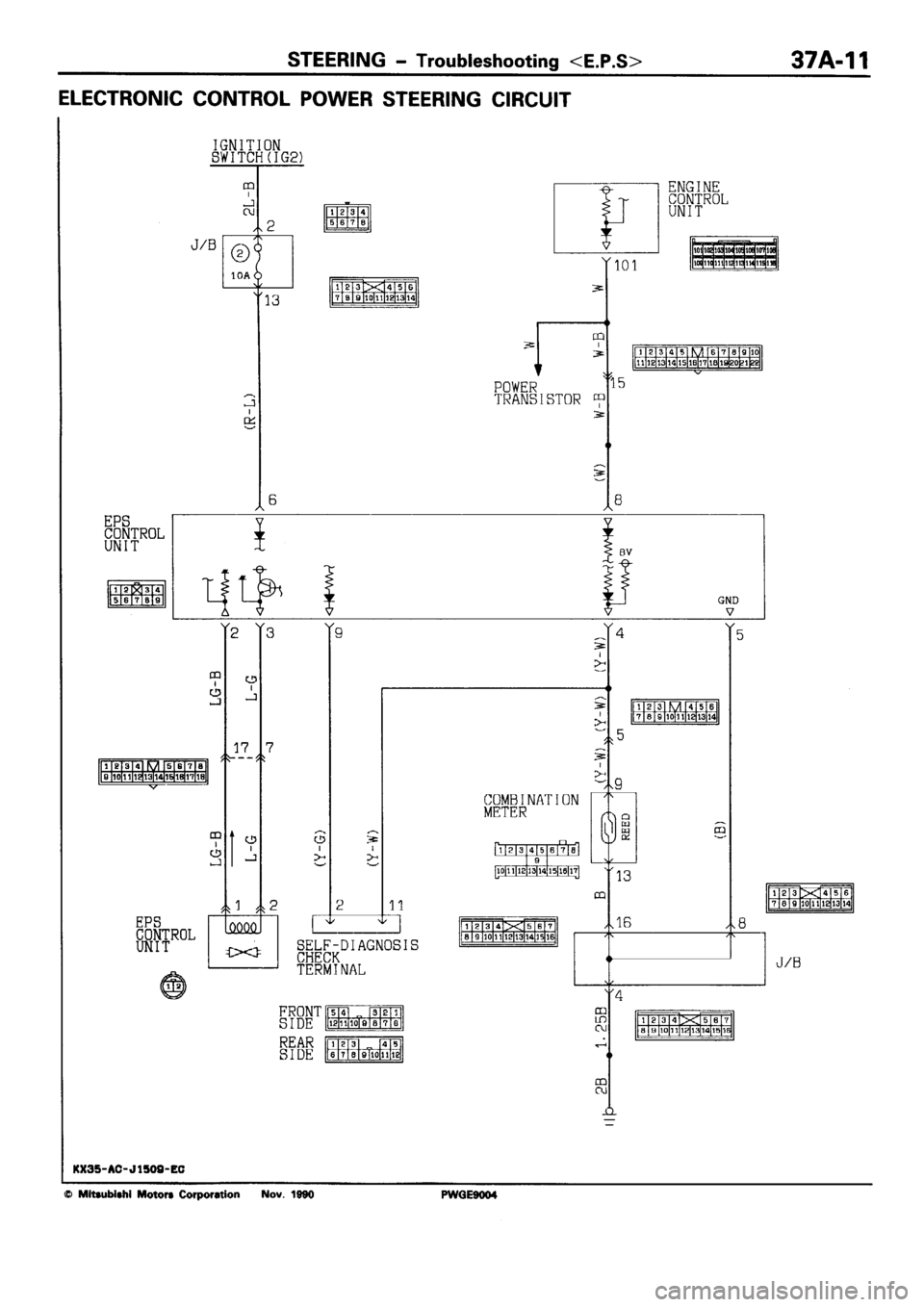 MITSUBISHI SIGMA 1991  Workshop Manual 