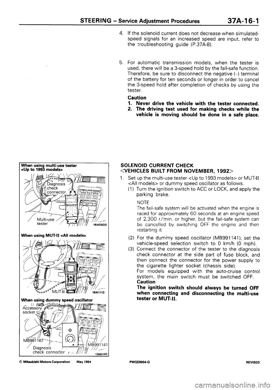 MITSUBISHI SIGMA 1991 Workshop Manual MITSUBISHI SIGMA 1991 Workshop Manual