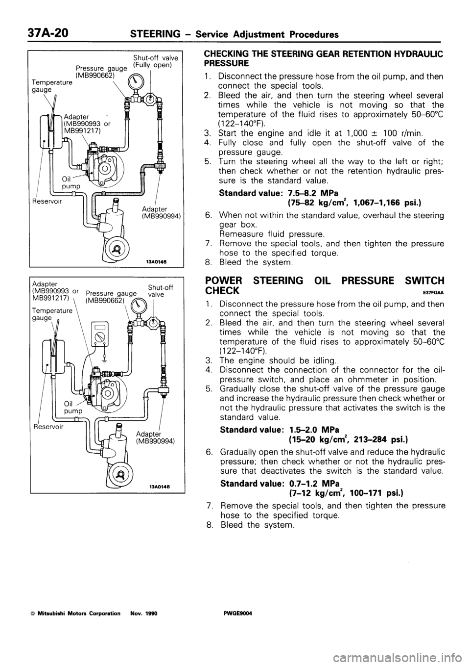 MITSUBISHI SIGMA 1991 Workshop Manual MITSUBISHI SIGMA 1991 Workshop Manual