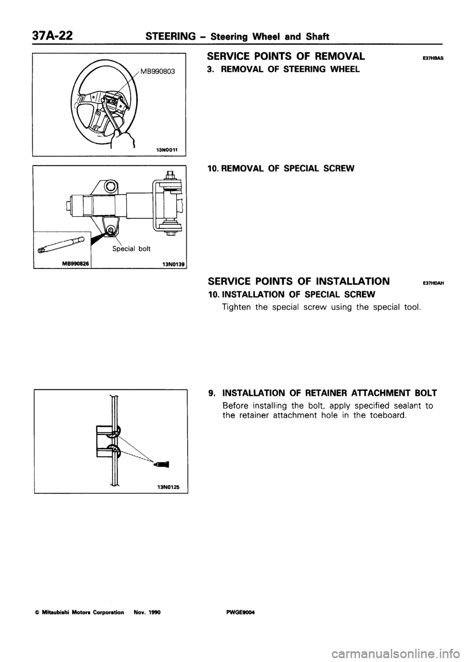 MITSUBISHI SIGMA 1991 Workshop Manual MITSUBISHI SIGMA 1991 Workshop Manual