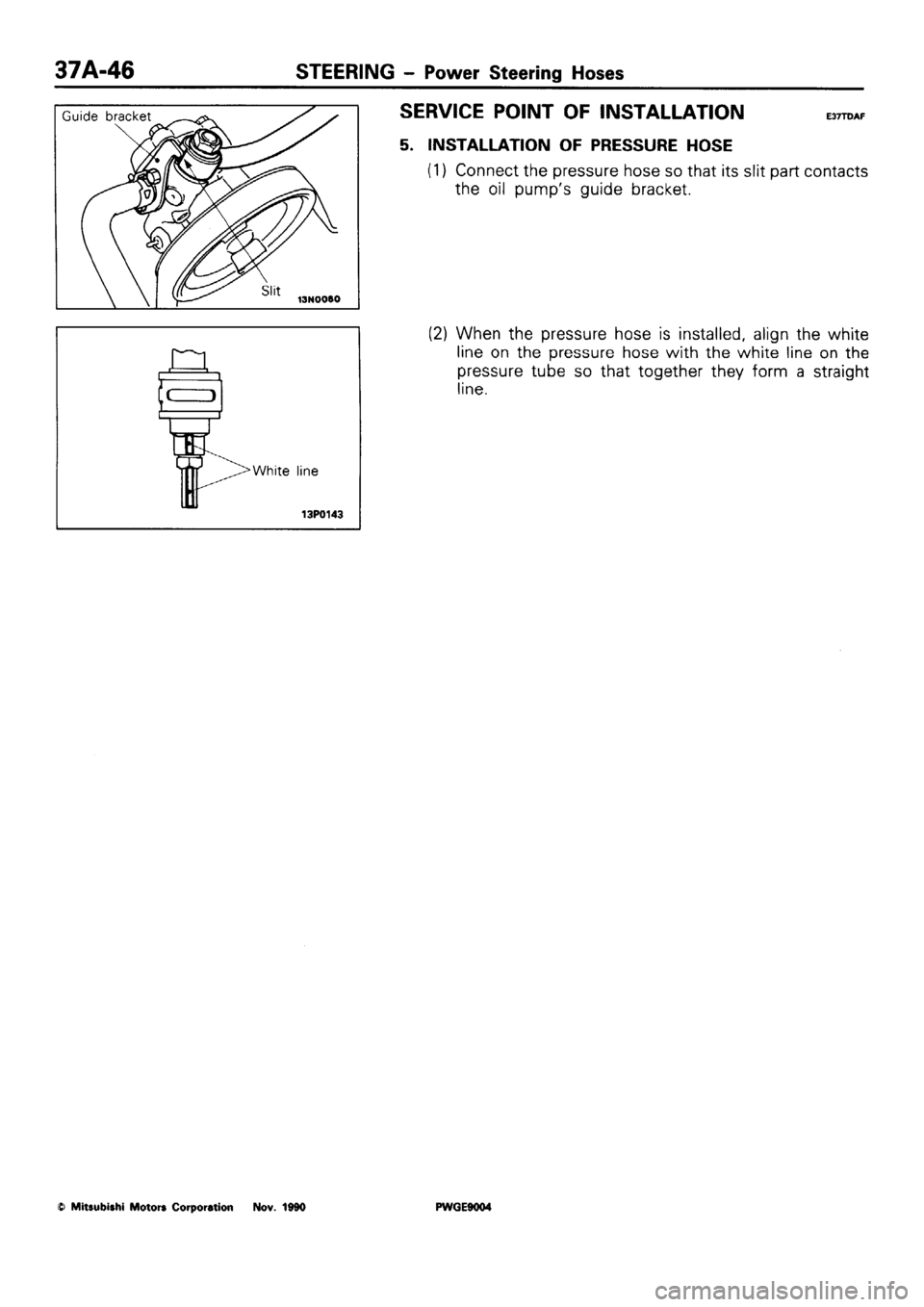 MITSUBISHI SIGMA 1991  Workshop Manual 